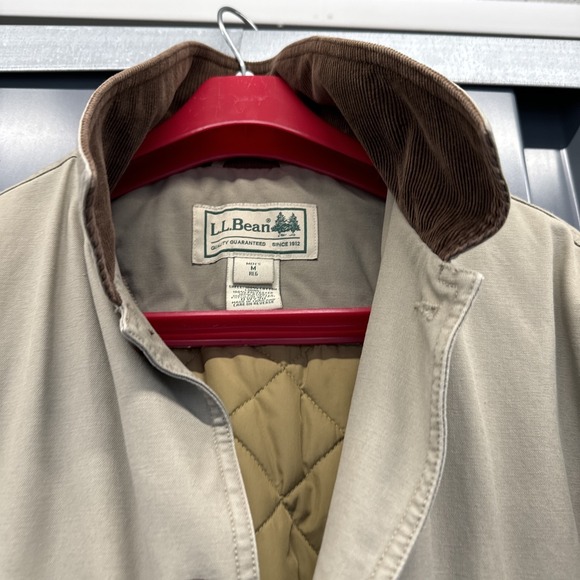 LL Bean Chore Coat Men's M Cotton Canvas Barn Jacket Y2K Lined Field - Picture 3 of 6